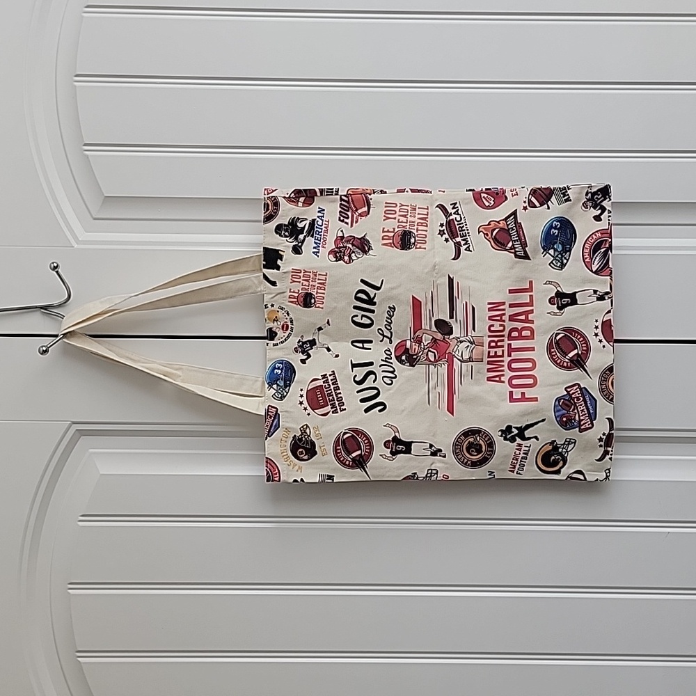 "Just A Girl Who Loves American Football" Tote Bag
